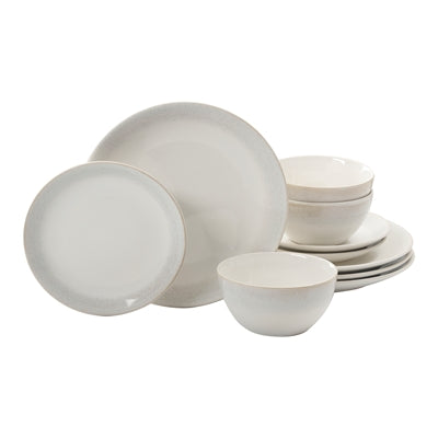 MS 12pc Dinnerware Taupe 1