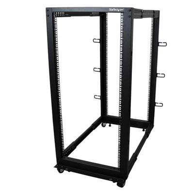 25U Adj Depth 4 Post Rack 1