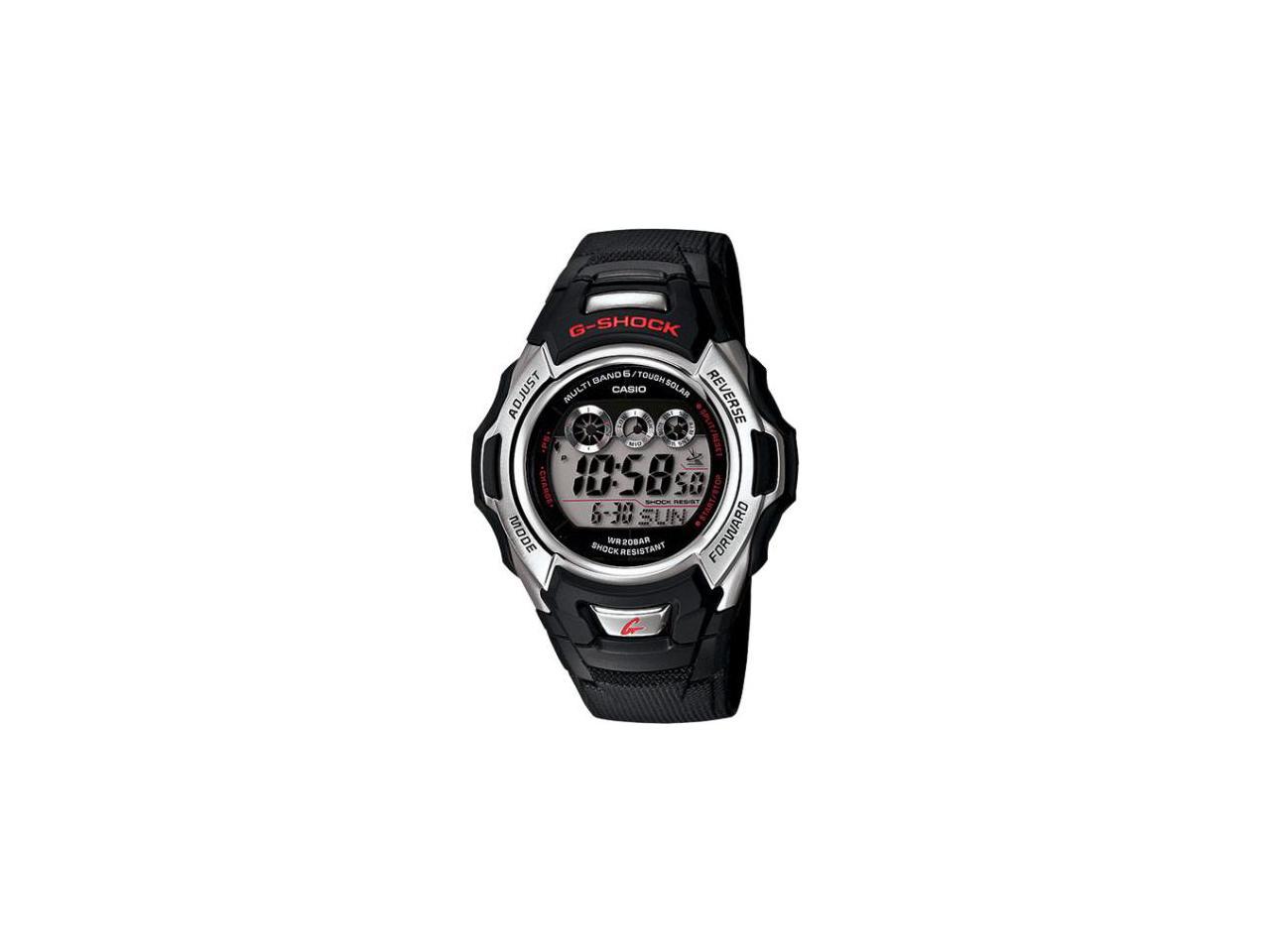 Men's Casio G-Shock Black Silicone Digital 46 mm Watch GWM500A-1A 3