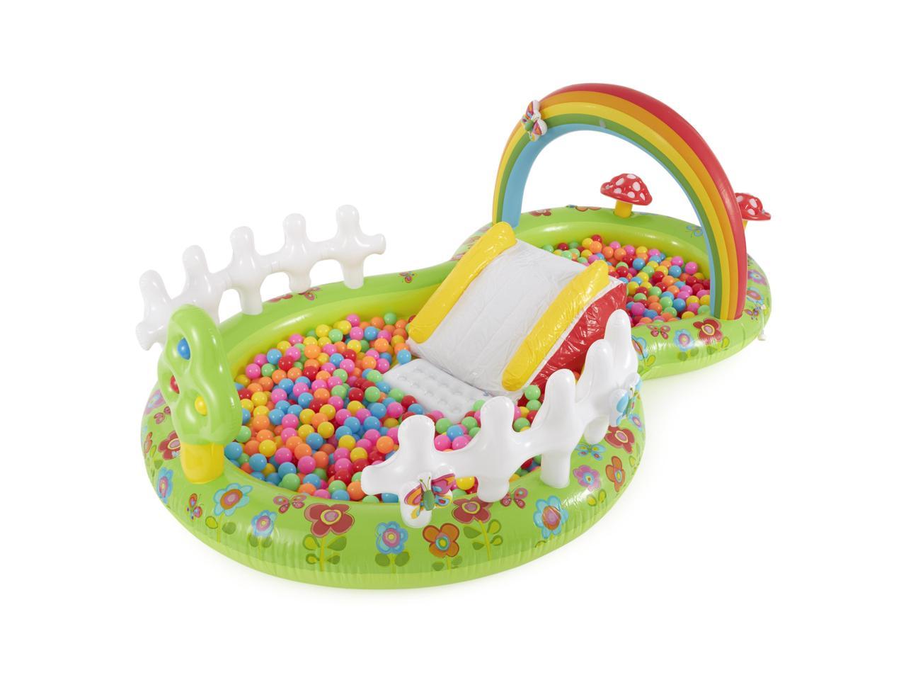 Intex 57154EP Colorful Inflatable My Garden Water Filled Play Center with Slide 3