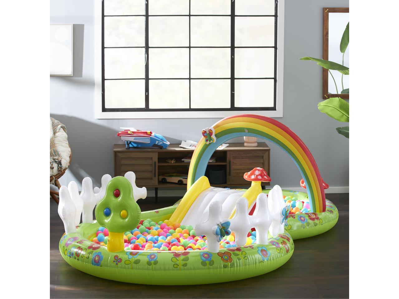 Intex 57154EP Colorful Inflatable My Garden Water Filled Play Center with Slide 2