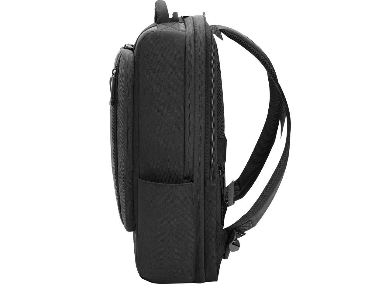 HP Executive Carrying Case (Backpack) for 13" to 16.1" HP Notebook - Black - Water Resistant - Trolley Strap, Shoulder Strap - 5.42 gal Volume Capacity 6B8Y1AA 2