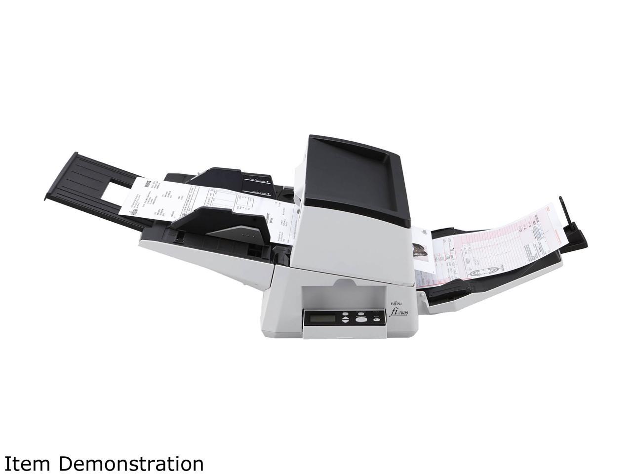 Ricoh / Fujitsu FI-7600 (PA03740-B505) Duplex 600 DPI x 600 DPI Production-class ADF document scanner 3