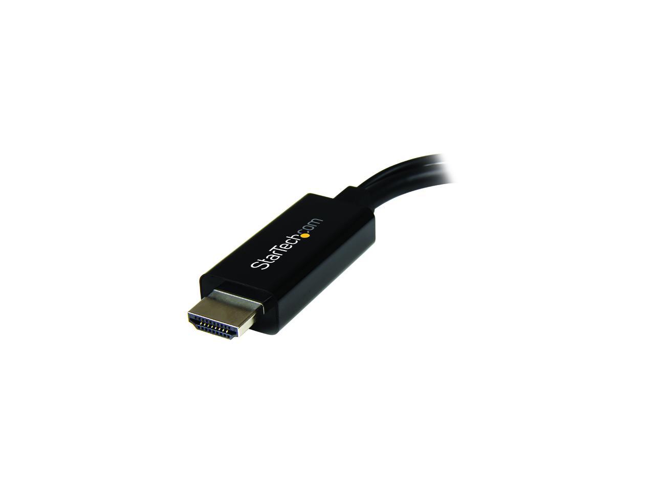 StarTech.com HD2DP HDMI to DisplayPort Converter - HDMI to DP Adapter with USB Power - 4K 2