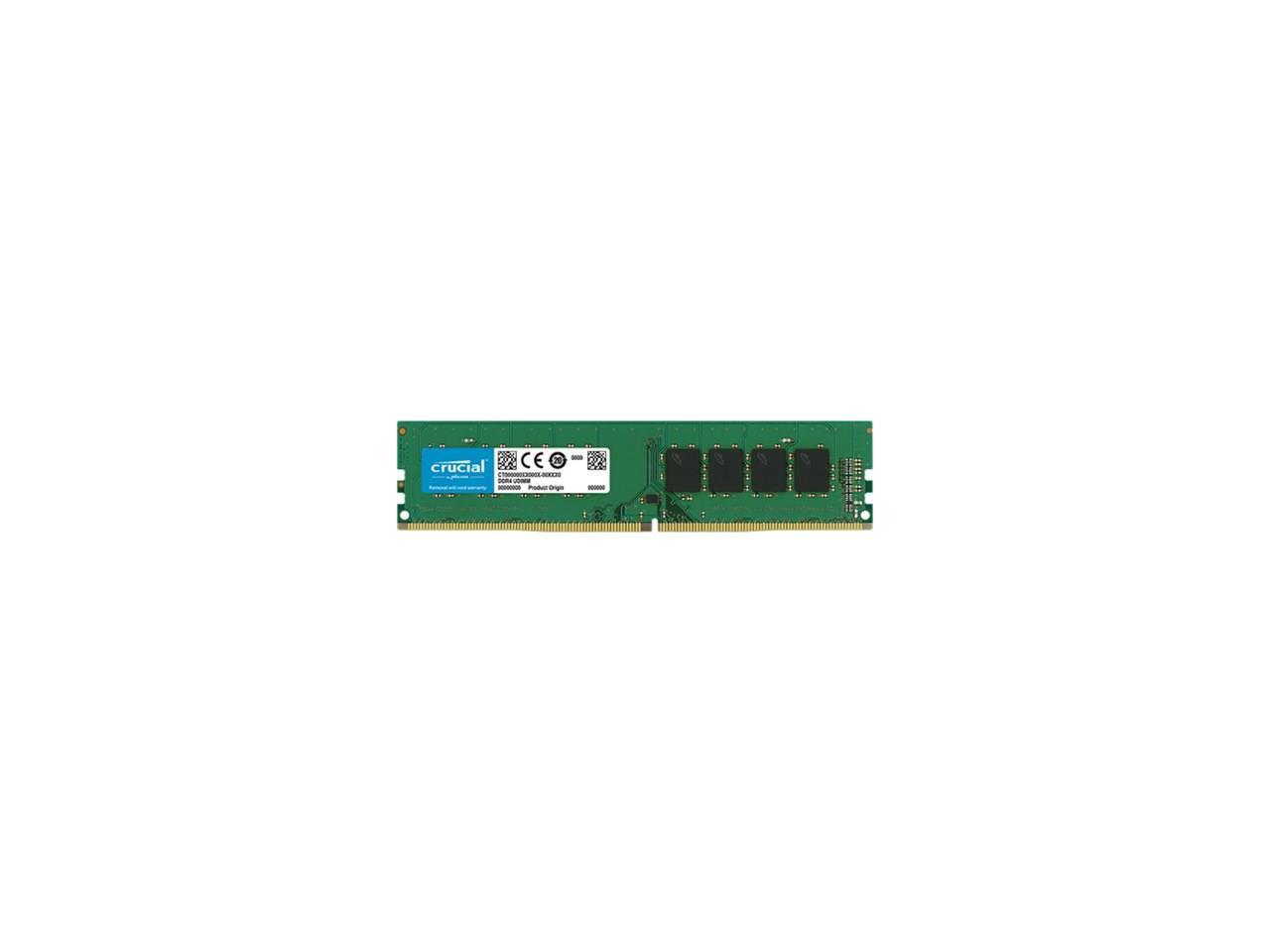 Crucial 4GB DDR4 2400 MT/s (PC4-19200) SR x8 DIMM 288-Pin - CT4G4DFS824A 2