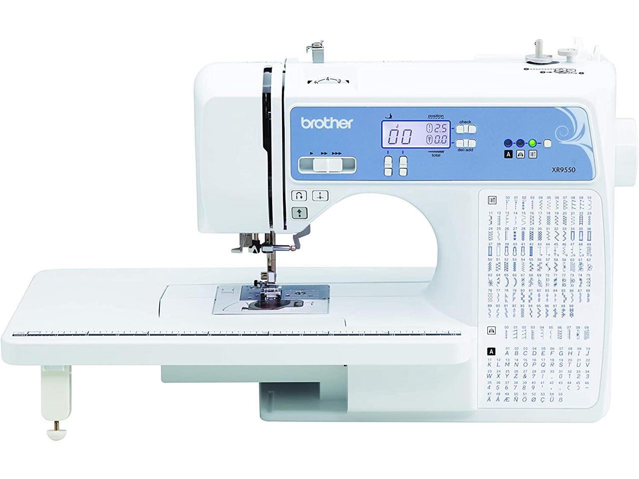 Brother XR9550 165 Utility LCD Wide Table Sewing and Quilting Machine 1