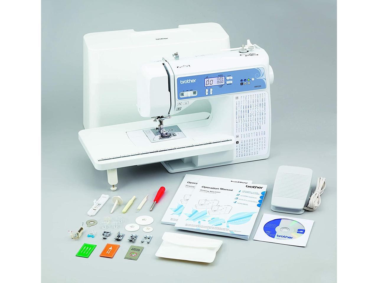 Brother XR9550 165 Utility LCD Wide Table Sewing and Quilting Machine 4