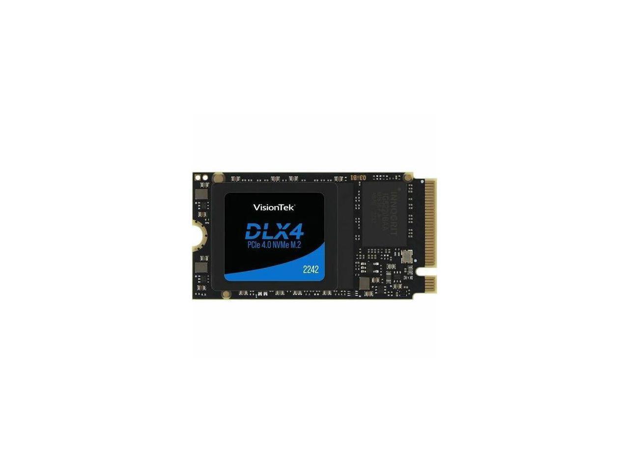 VisionTek 2 TB DLX4 Solid State Drive - M.2 2242 Internal - PCI Express NVMe [PCI Express NVMe 4.0 x4] Model 901704 1