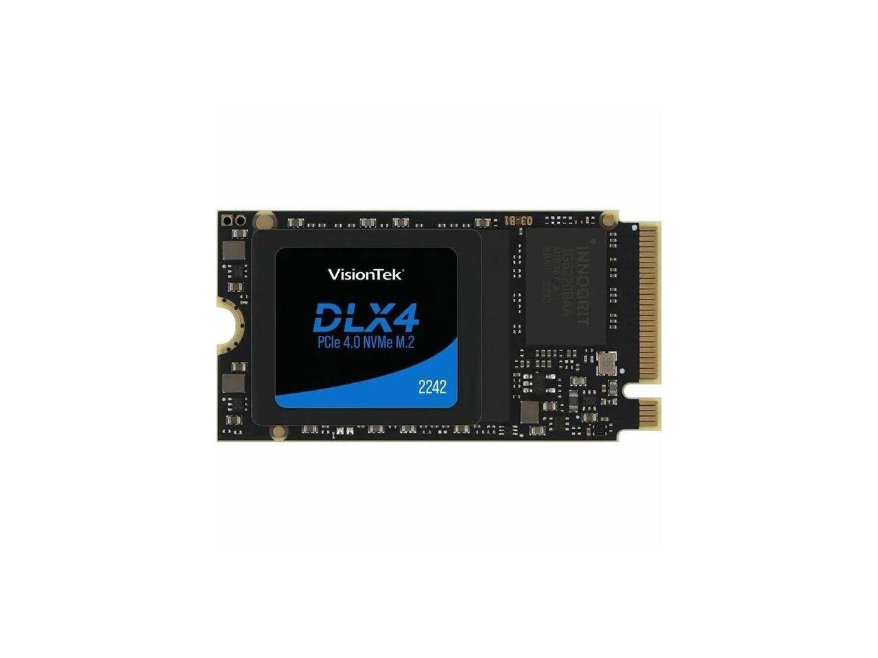 VisionTek 2 TB DLX4 Solid State Drive - M.2 2242 Internal - PCI Express NVMe [PCI Express NVMe 4.0 x4] Model 901704 2