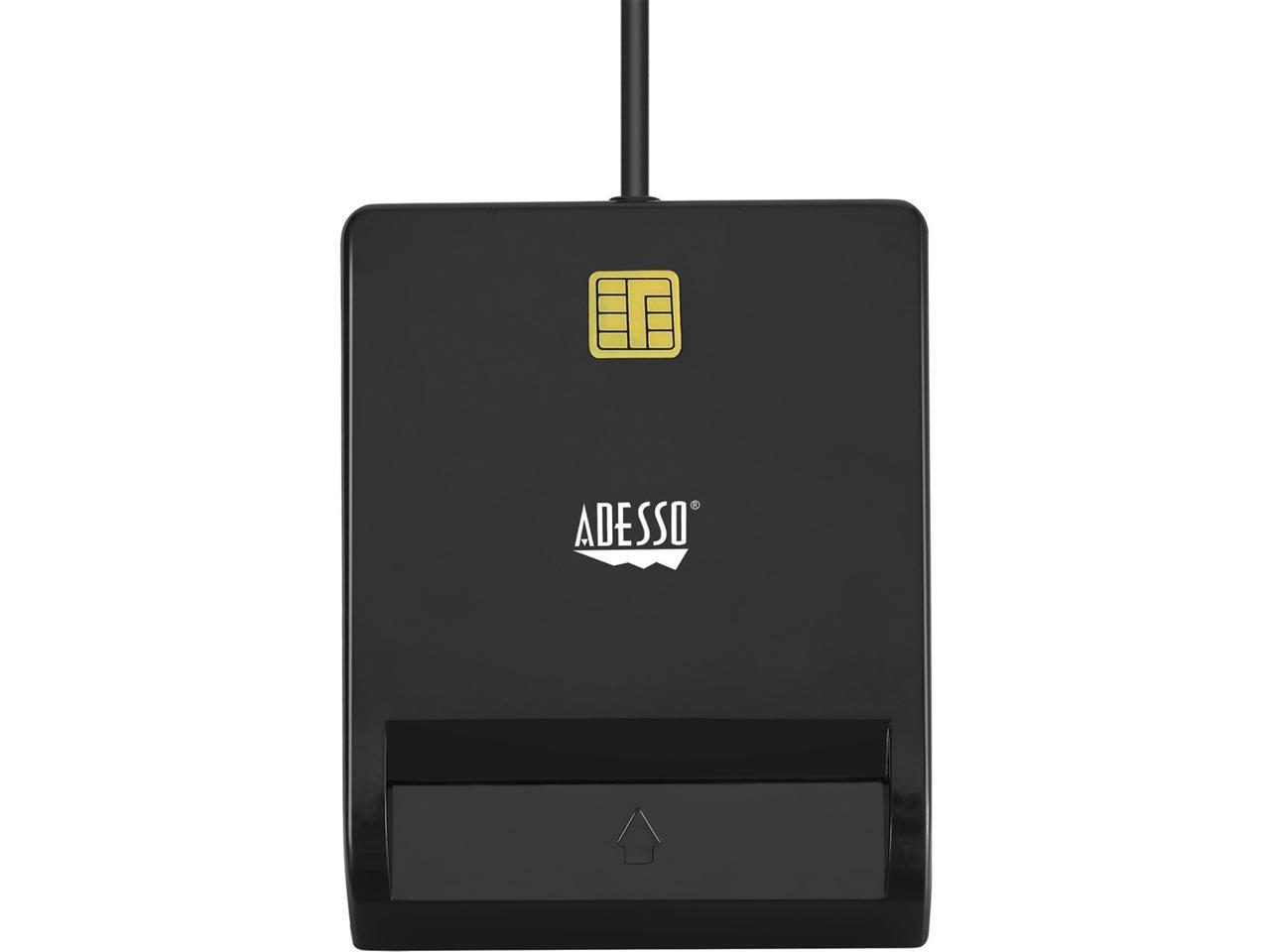 ADESSO SCR-100 ADESSO TAA CAC USB SMART CARD READER, WORKS FOR WINDOWS AND MAC 2