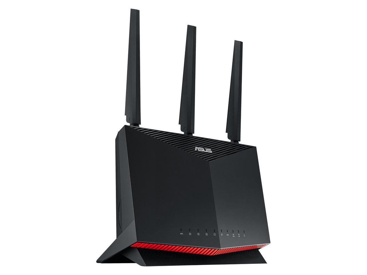 Manufacturer REFURBISHED- Asus RT-AX86S Wi-Fi 6 IEEE 802.11ax Ethernet Wireless Router - Dual Band - 2.40 GHz ISM Band - 5 GHz UNII Band - 4 x Antenna(1 x Internal/3 x External) 2