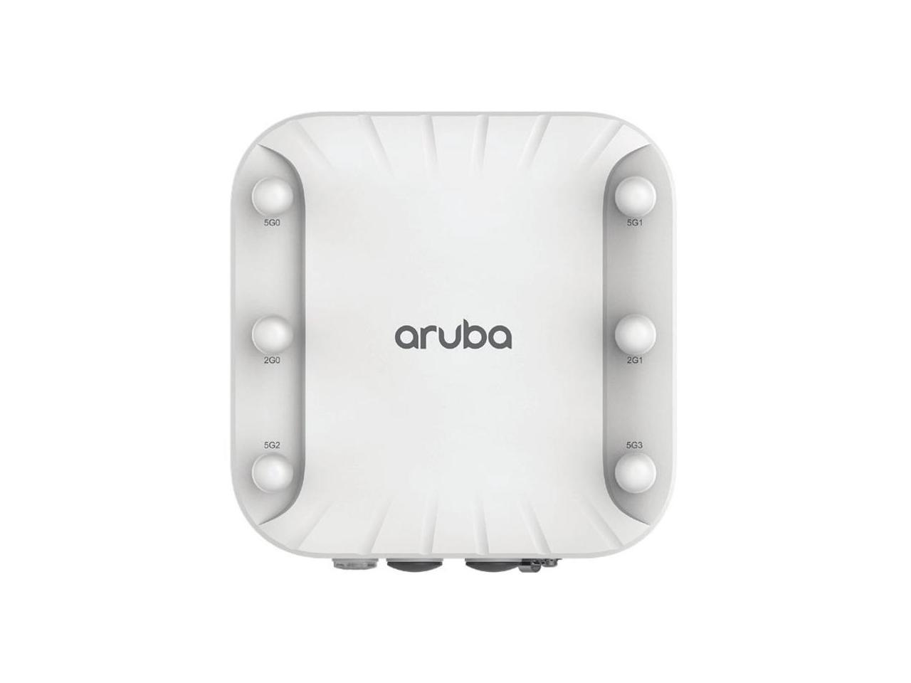 HP Aruba AP-577 802.11ax 4.80 Gbit/s Wireless Access Point - 2.40 GHz, 5 GHz - MIMO Technology - 2 x Network (RJ-45) - Gigabit Ethernet, 2.5 Gigabit Ethernet 1