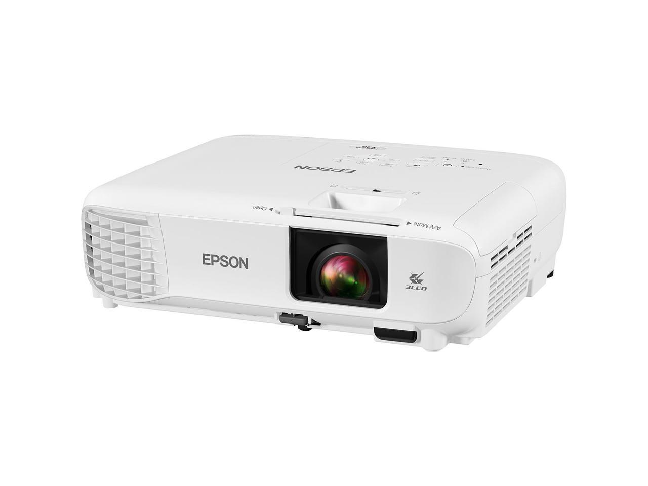 Epson PowerLite E20 XGA 3LCD Classroom Projector 3400 lumens, V11H981020 5