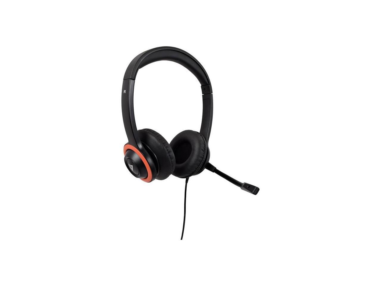 V7 USB HEADSET W/BOOM MIC EDU 2