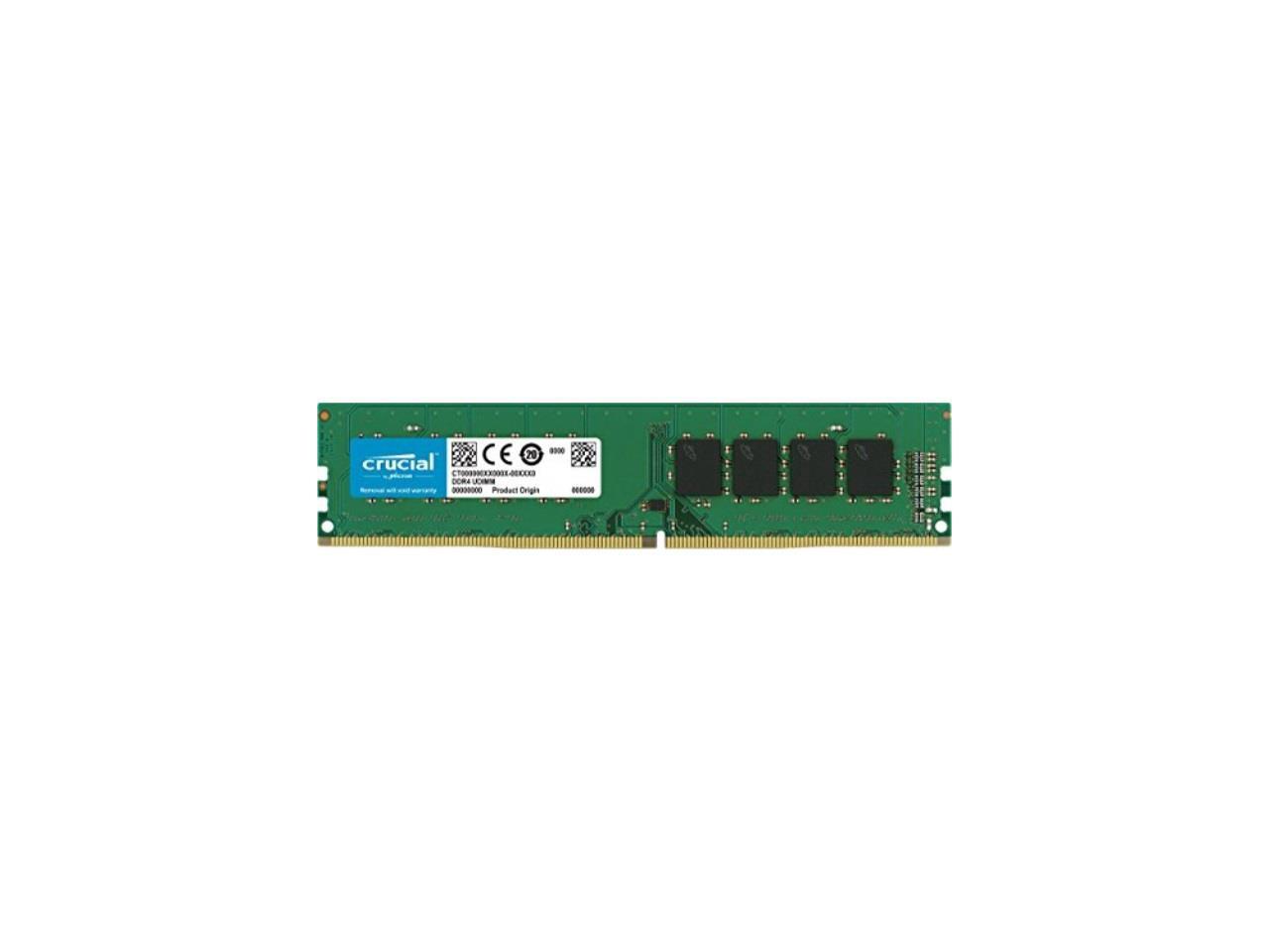 Crucial 8GB (1 x 8GB) DDR4 2400MHz DRAM (Desktop Memory) CL17 1.2V SR DIMM (288-pin) CT8G4DFS824A 2