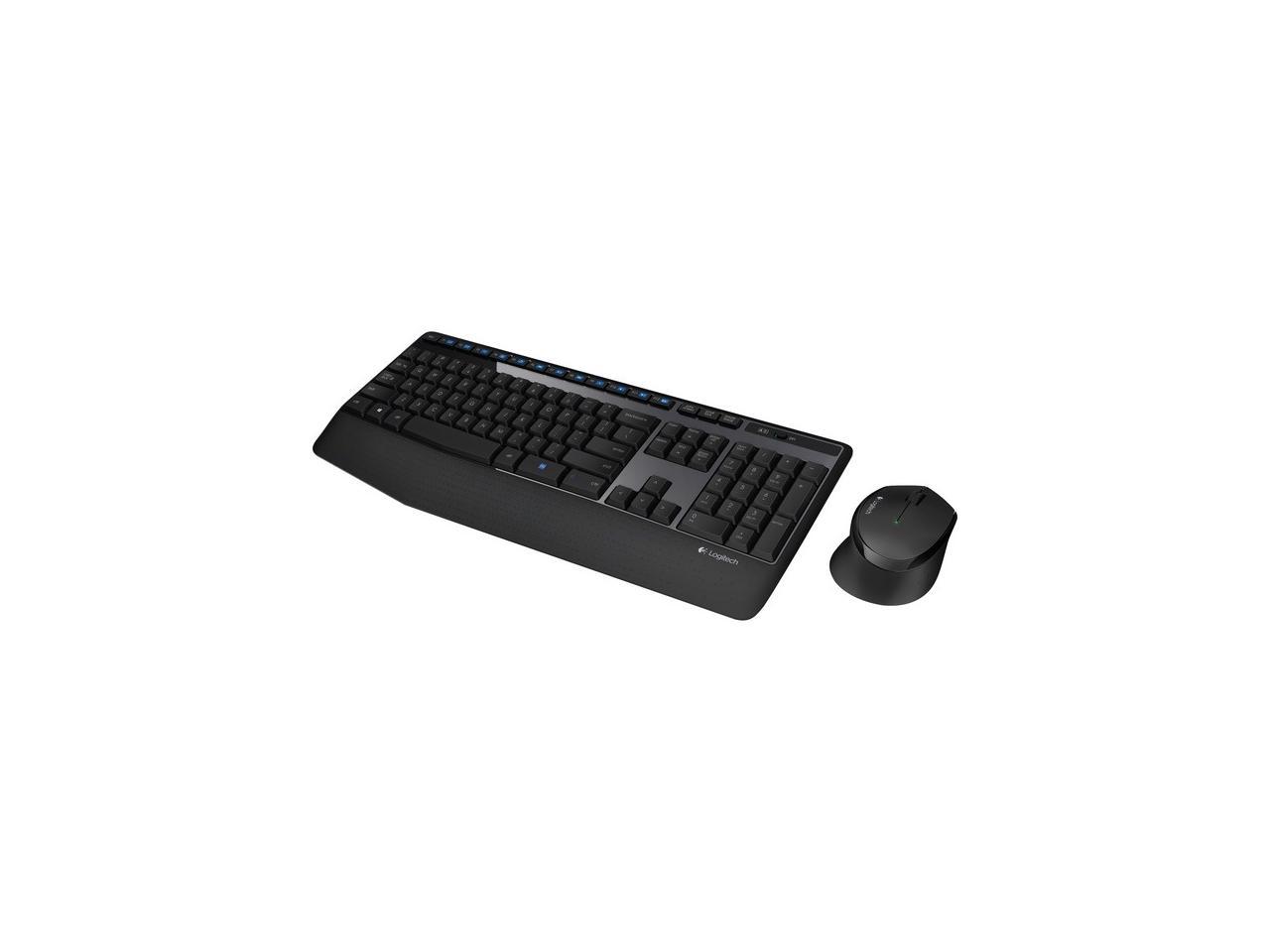 Logitech MK345 Wireless Combo Full-Sized Keyboard with Palm Rest and Comfortable Right-Handed Mouse, 2.4 GHz Wireless USB Receiver, Compatible with PC, Laptop 5