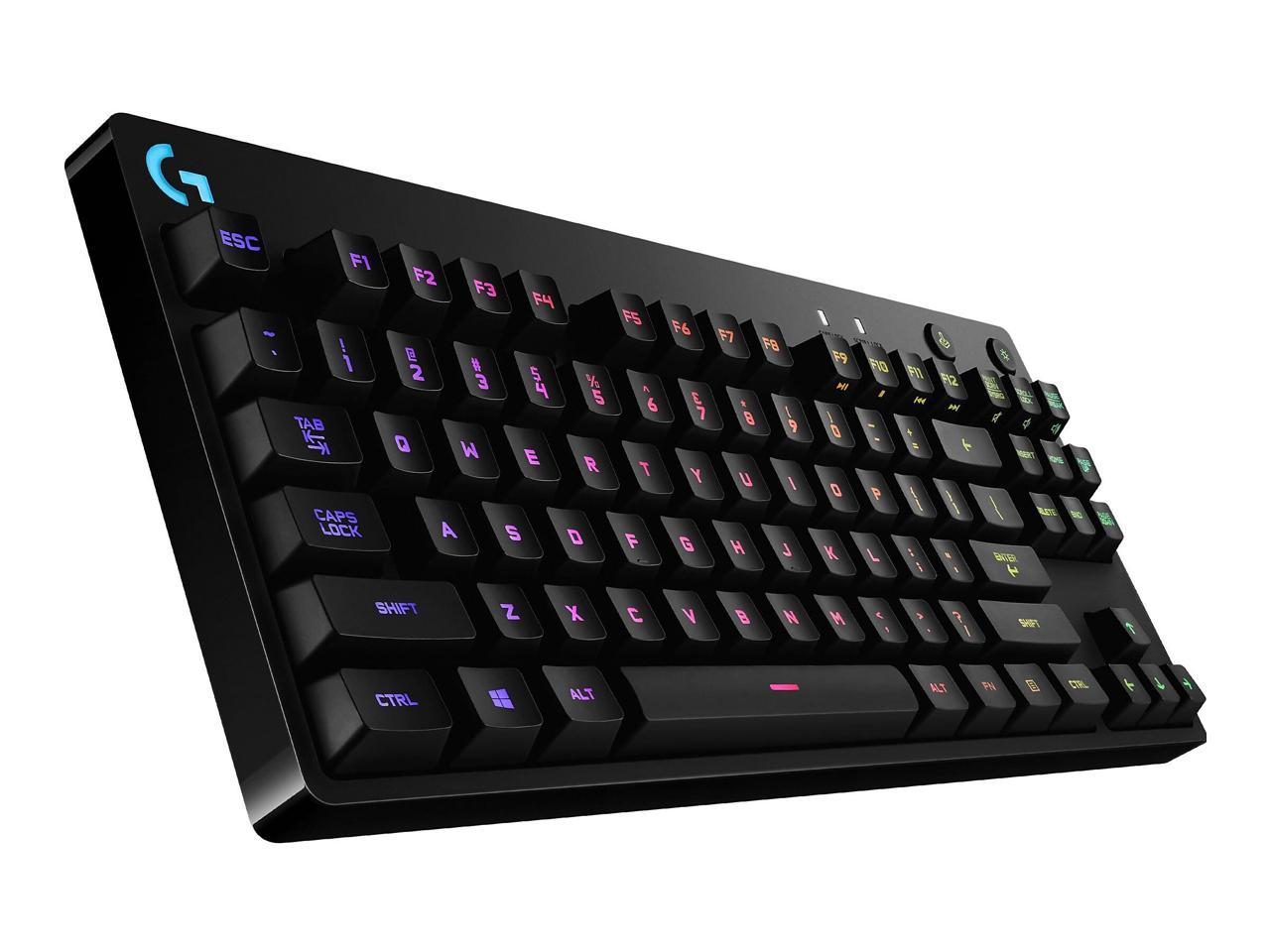 Logitech G PRO Mechanical Gaming Keyboard, Ultra Portable Tenkeyless Design, Detachable Micro USB Cable, 16.8 Million Color LIGHTSYNC RGB Backlit Keys 2