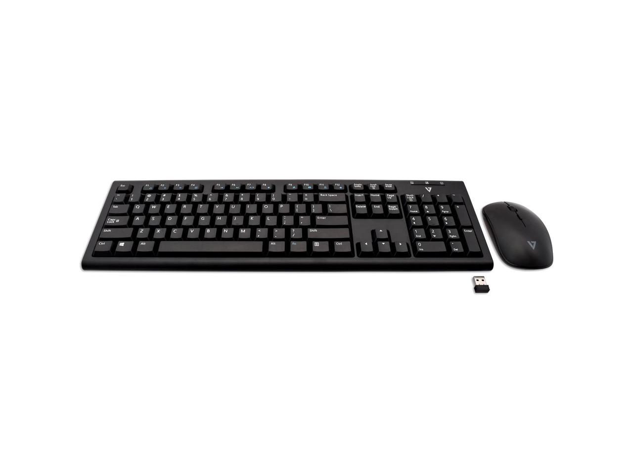 V7 Keyboard & Mouse - Wireless English (US) - Wireless 1