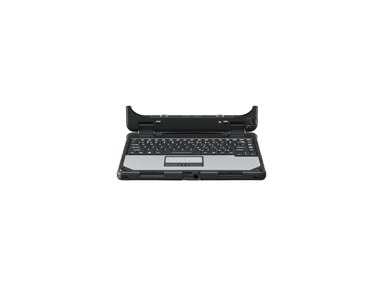 Panasonic Premium Keyboard - 87 Key - English (US) - Notebook, Tablet, Vehicle Dock, Docking Station - TouchPad - PC - Black, Silver 2