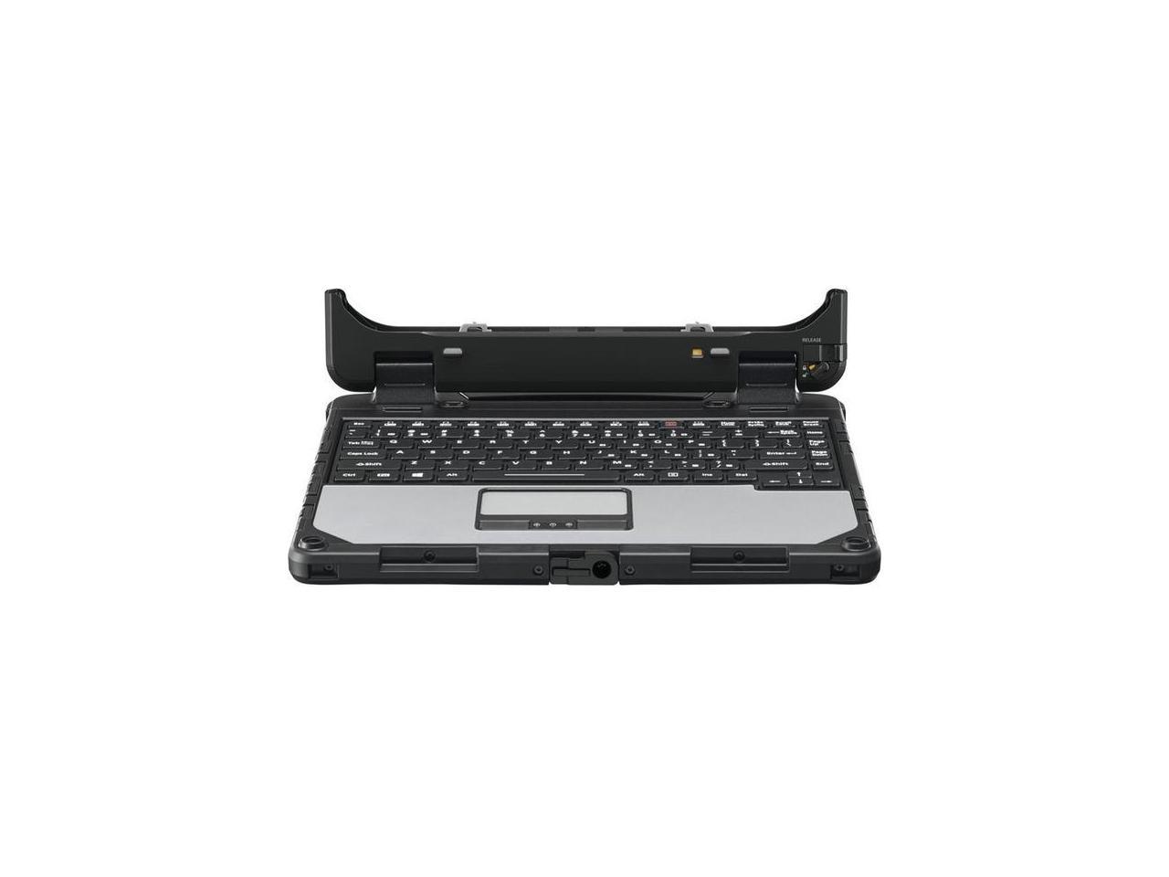 Panasonic Premium Keyboard - 87 Key - English (US) - Notebook, Tablet, Vehicle Dock, Docking Station - TouchPad - PC - Black, Silver 1