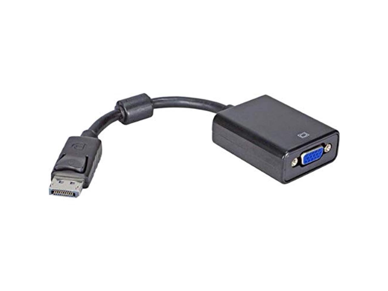 QVS DPVGA-MF QVS DisplayPort Male to VGA Female Digital Video Adaptor - 1 x DisplayPort Male Digital Audio/Video - 1 x HD-15 Female VGA - Gold Plated Connector - Black, Blue 5