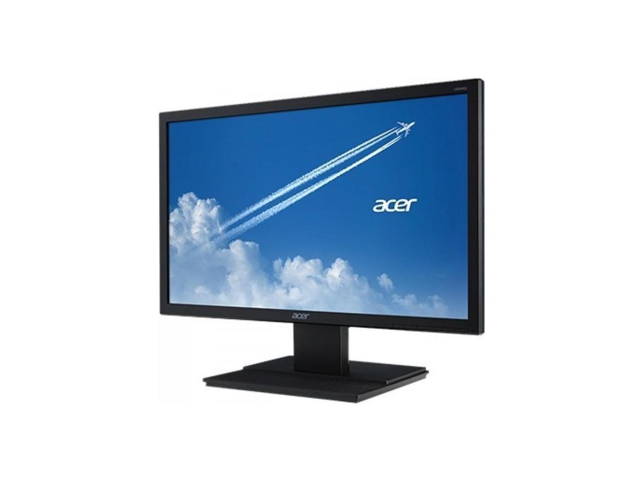 Acer V206HQL A 19.5" HD+ LED LCD Monitor - 16:9 - Black - Twisted Nematic Film (TN Film) - 1600 x 900 - 16.7 Million Colors - 200 Nit - 5 ms - 60 Hz Refresh Rate - HDMI - VGA 4