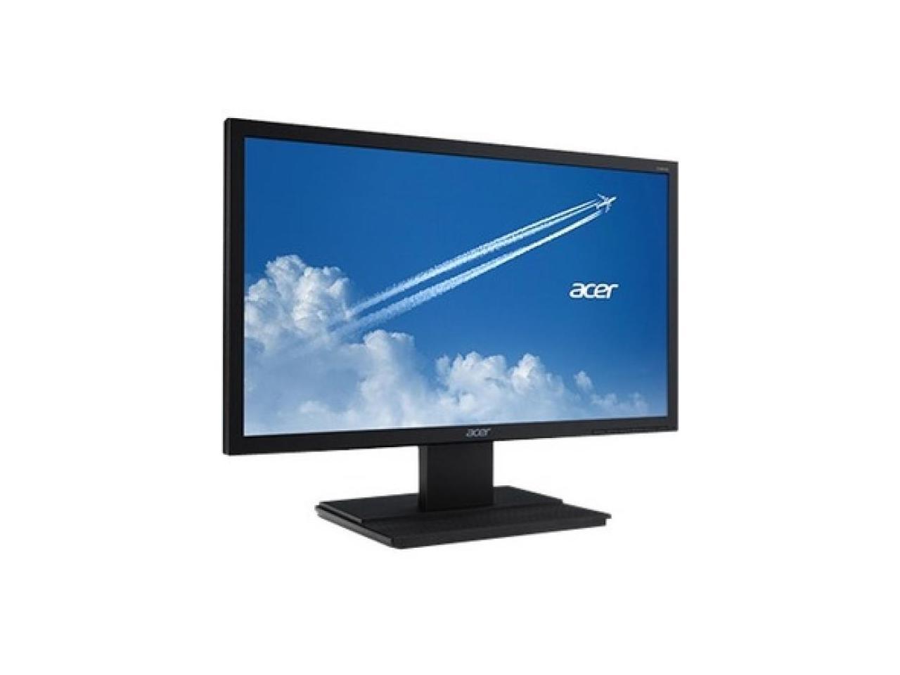 Acer V206HQL A 19.5" HD+ LED LCD Monitor - 16:9 - Black - Twisted Nematic Film (TN Film) - 1600 x 900 - 16.7 Million Colors - 200 Nit - 5 ms - 60 Hz Refresh Rate - HDMI - VGA 1