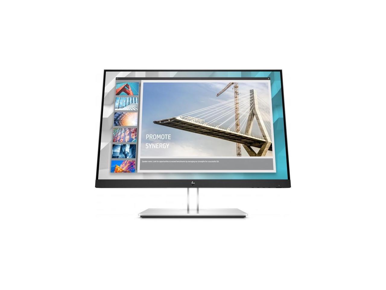 HP 24" IPS WUXGA Monitor 5ms GtG (with overdrive) 1920 x 1200 D-Sub, HDMI, DisplayPort, USB Flat Panel E24i G4 1