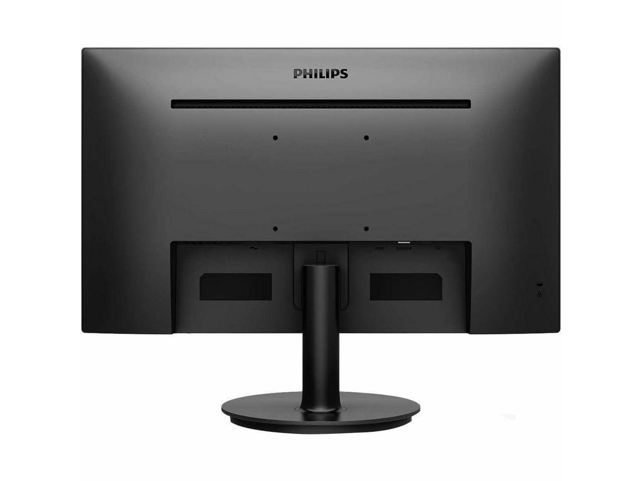 Philips V-line 221V8L 22" Class Full HD LED Monitor - 16:9 - Textured Black - 21.5" Viewable - Vertical Alignment (VA) - WLED Backlight - 1920 x 1080 - 16.7 Million Colors - Adaptive Sync - 3