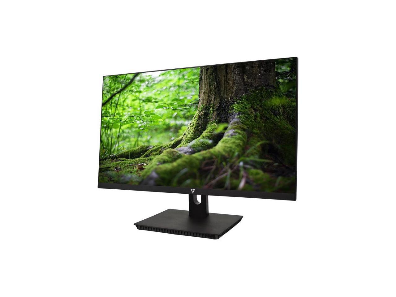 V7 L238IPS-N 23.8" Full HD LED LCD Monitor - 16:9 - Black - 24" Class - In-plane Switching (IPS) Technology - 1920 x 1080 - 16.7 Million Colors - 220 Nit - 14 ms - 60 Hz Refresh Rate - HDMI 1