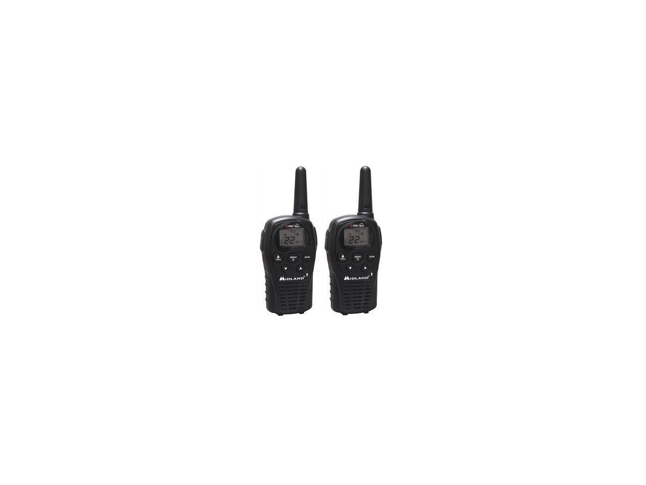 Midland KV7125 GMRS 22 Channel Walkie Talkie Set 24 Mile Range Value Pack 2