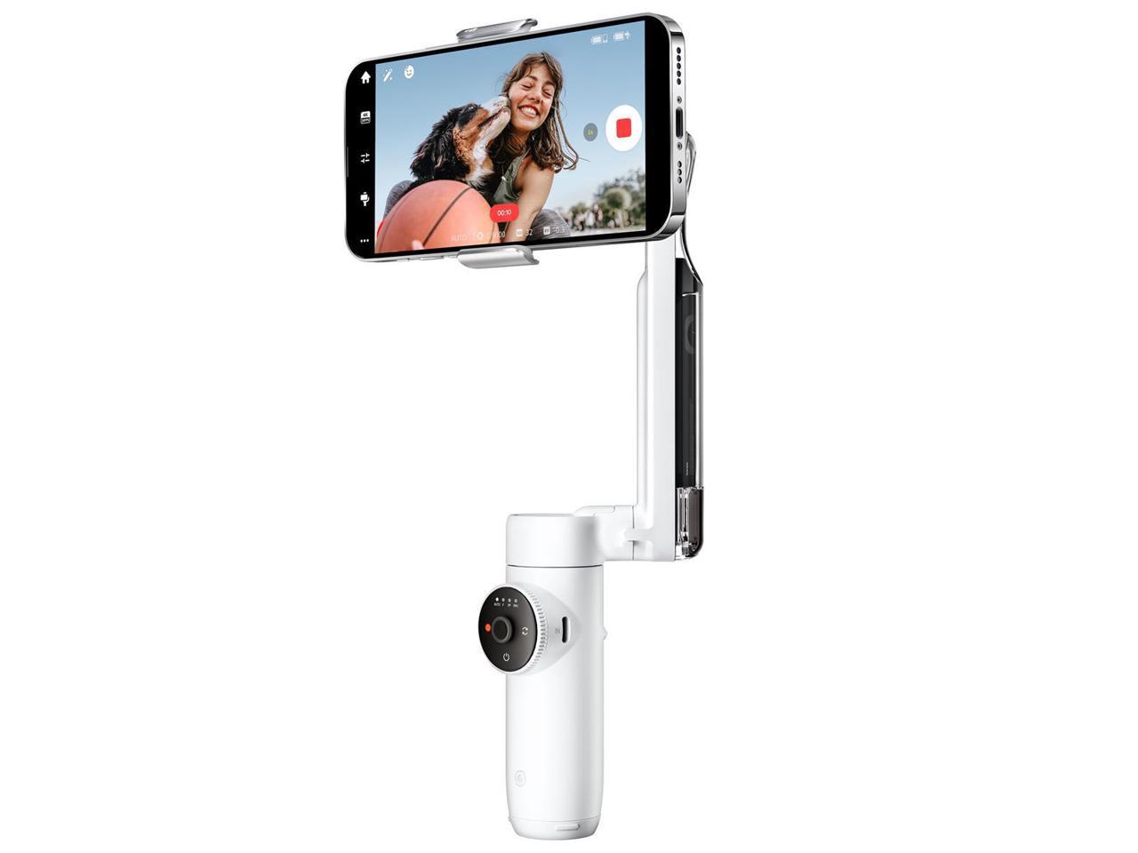 Insta360 Flow 3-Axis AI-Powered Smartphone Stabilizer, White #CINSABBA_FLOW01 2