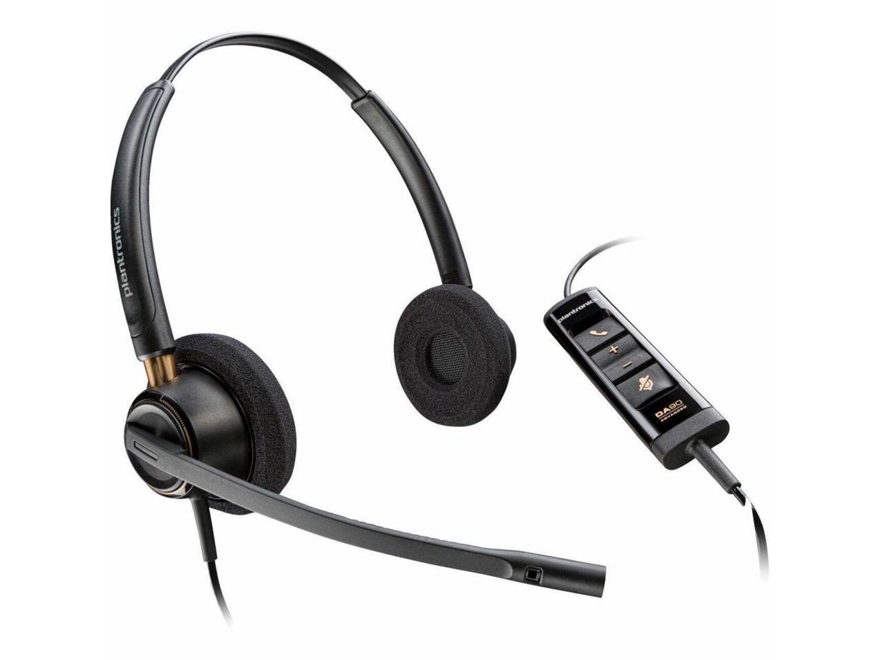 Poly EncorePro EP525-M Headset - Stereo - USB Type A - Wired - On-ear - Binaural - Ear-cup - Noise Cancelling Microphone 2