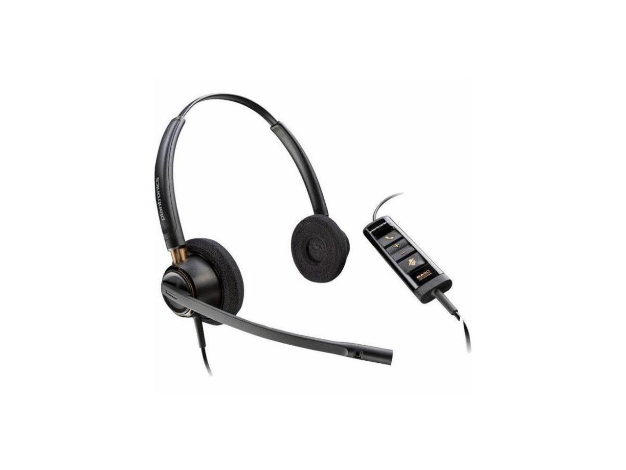 Poly EncorePro EP525-M Headset - Stereo - USB Type A - Wired - On-ear - Binaural - Ear-cup - Noise Cancelling Microphone 1