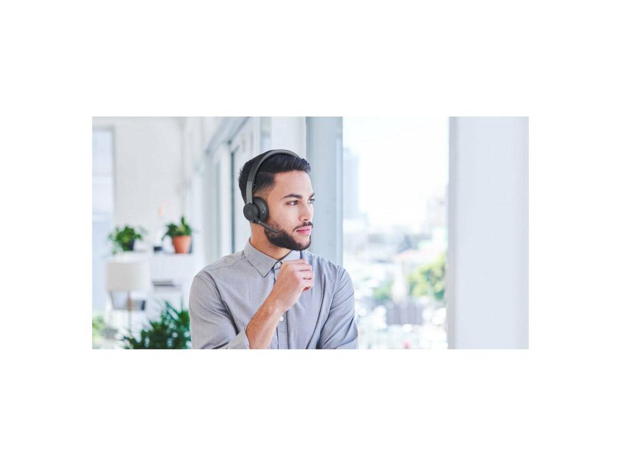 Logitech Zone 900 Headset - Stereo - USB Type A - Wireless - Bluetooth - 98.4 ft - 30 Hz - 13 kHz - Over-the-head - Binaural - Ear-cup - MEMS Technology, Omni-directional, Noise Cancelling Microphone 2