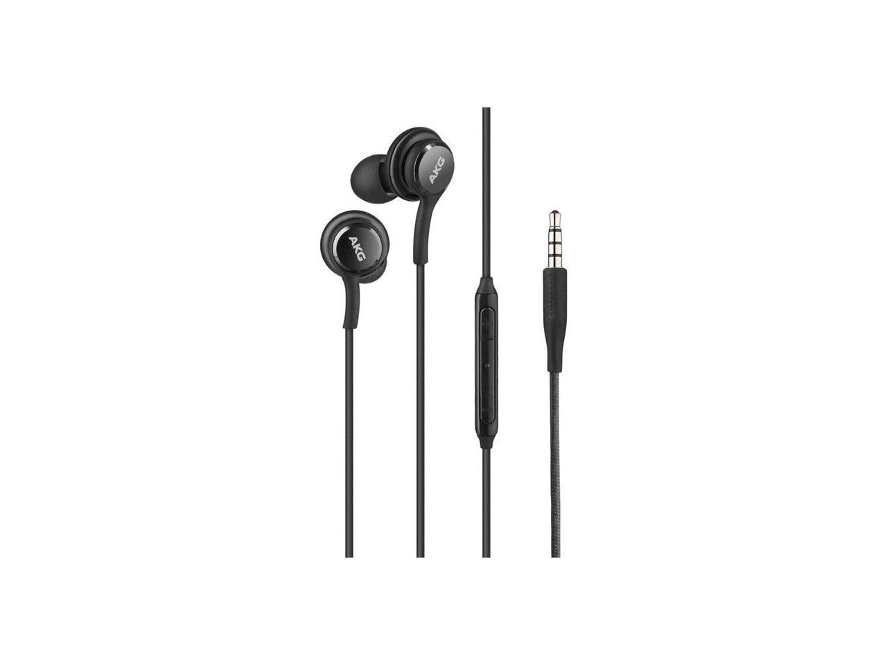 4XEM 3.5mm AKG Earphones with Mic and Volume Control Black 4XSAMEARAKGB 4