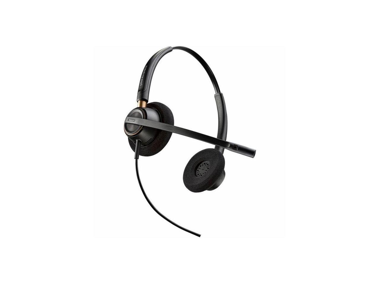 Poly EncorePro 520 with Quick Disconnect Binaural Headset TAA - Stereo - Mini-phone (3.5mm) - Wired - 20 Hz - 10 kHz - Over-the-head, On-ear - Binaural - Supra-aural - 2.58 ft Cable - Noise Cancelling 1