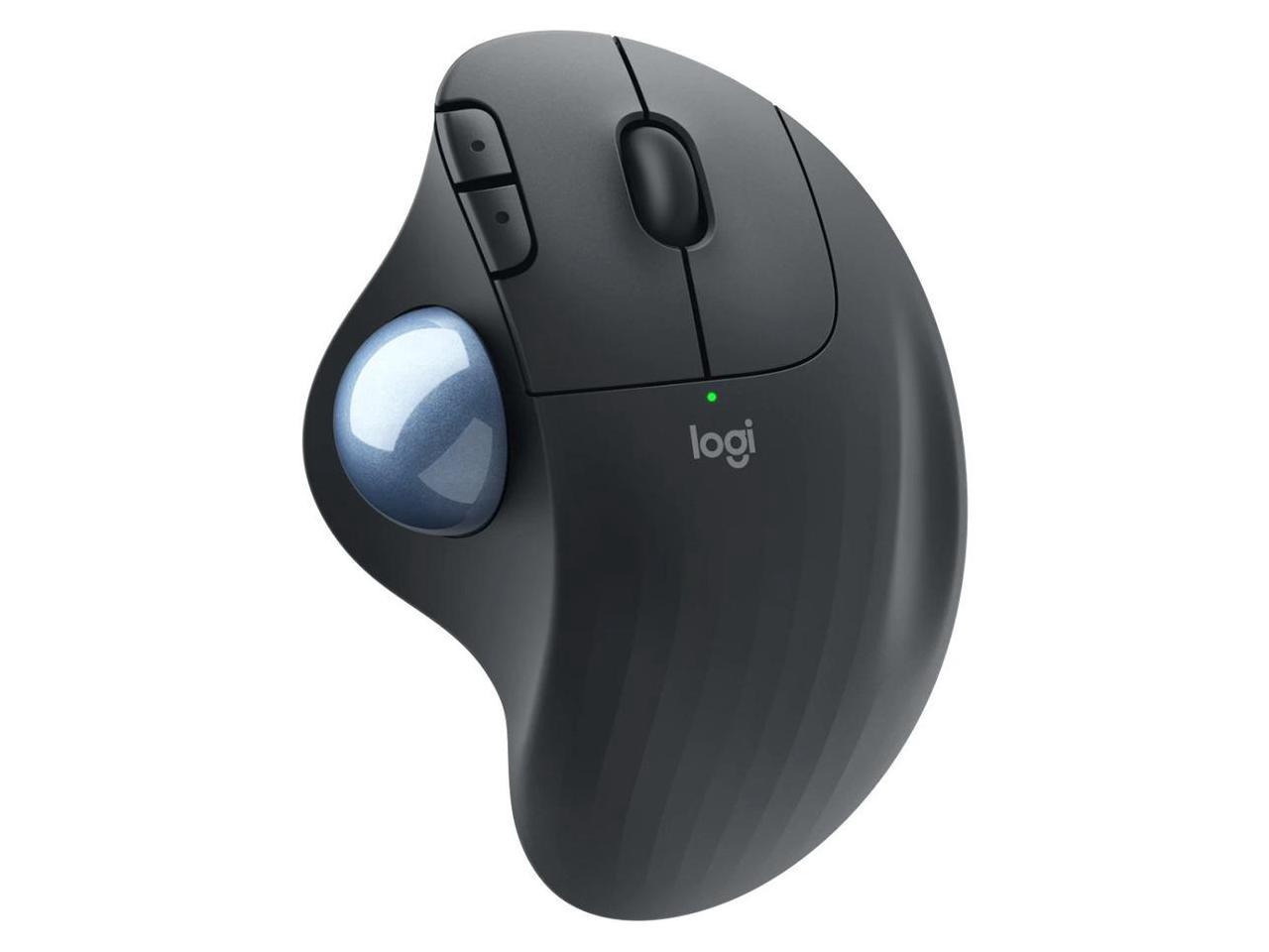 Logitech ERGO M575 Wireless Trackball - Optical - Wireless - Bluetooth - 2.40 GHz - Graphite - USB - 2000 dpi - Scroll Wheel - 5 Button(s) 5