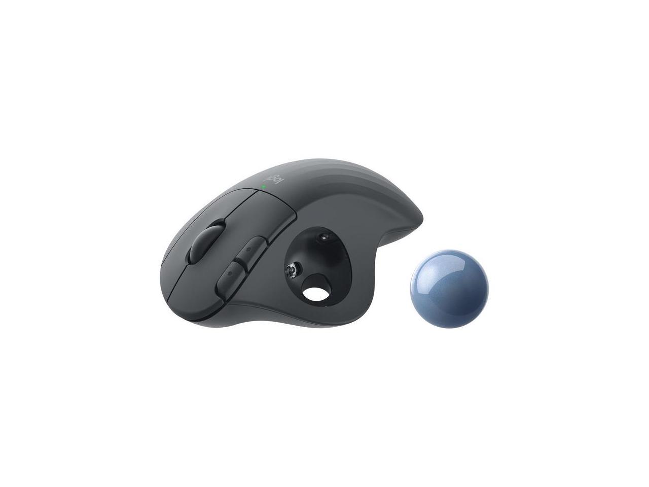 Logitech ERGO M575 Wireless Trackball - Optical - Wireless - Bluetooth - 2.40 GHz - Graphite - USB - 2000 dpi - Scroll Wheel - 5 Button(s) 3