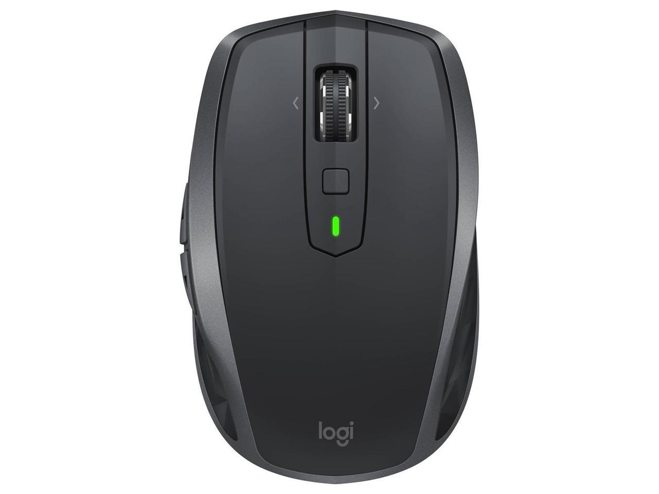 Logitech MX Anywhere 2S Mouse - Darkfield - Wireless - Bluetooth - Yes - USB - 4000 dpi - Scroll Wheel - 7 Button(s) 3