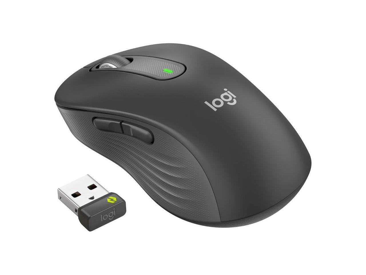 Logitech Signature M650 L for Business Wireless Mouse, for Large Sized Hands, Logi Bolt, Bluetooth, SmartWheel - Graphite 5