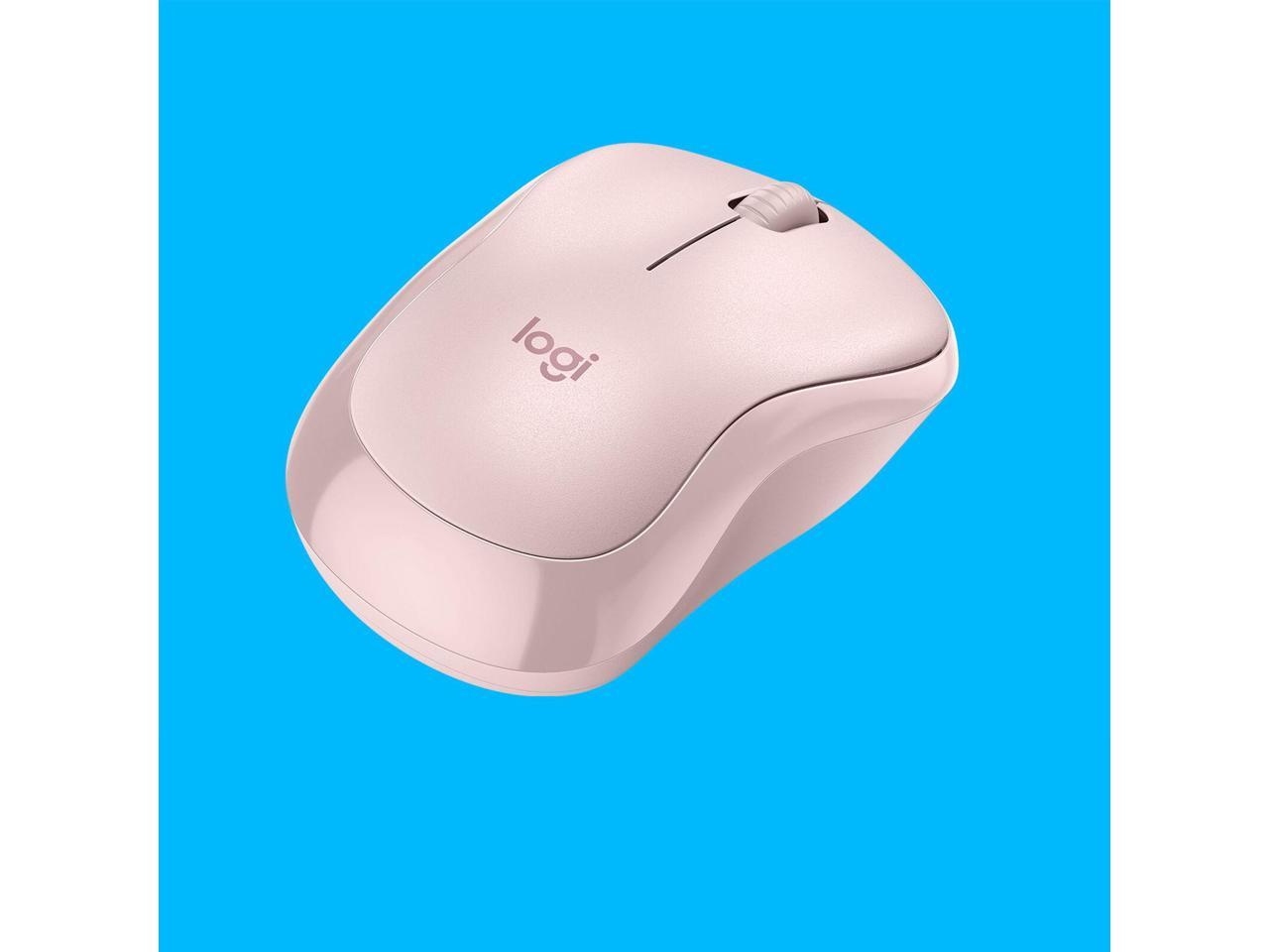 Logitech - M220 SILENT Wireless Optical Ambidextrous Mouse - Rose 5