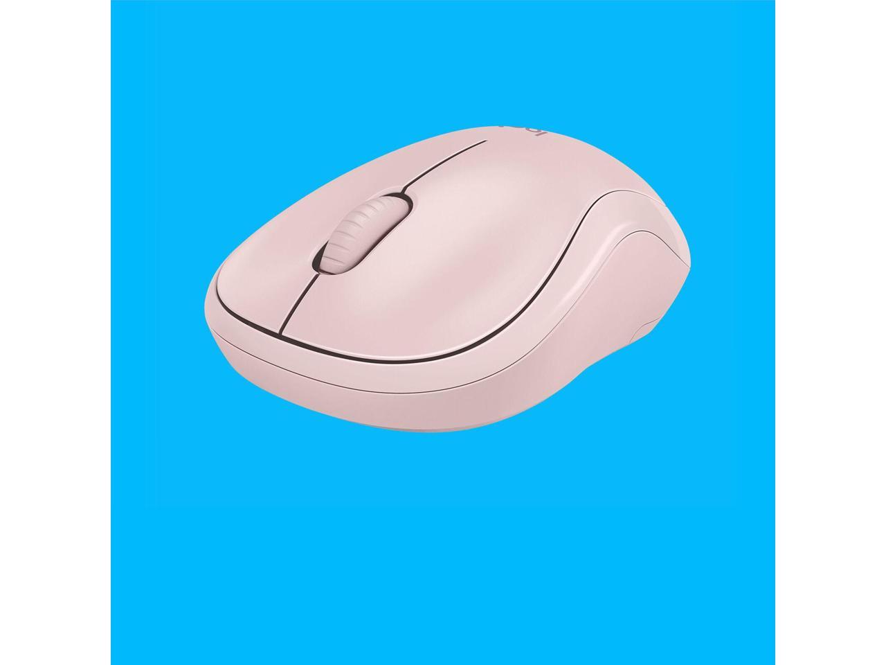 Logitech - M220 SILENT Wireless Optical Ambidextrous Mouse - Rose 4