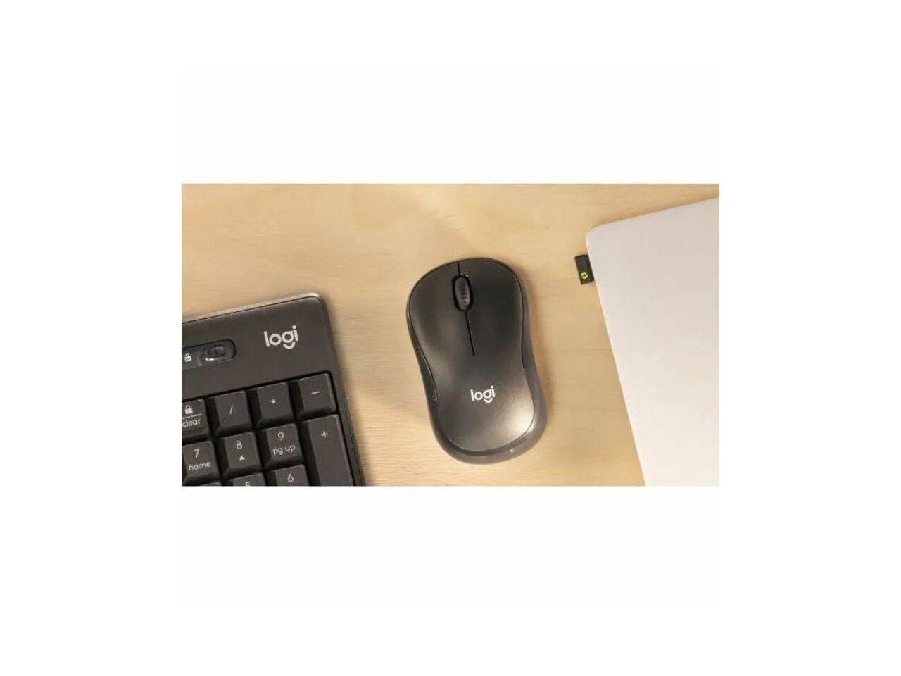 Logitech M240 Mouse - Optical - Wireless - 32.81 ft - Bluetooth - Graphite - USB Type A - 4000 dpi - Scroll Wheel - 3 Button(s) - Symmetrical - 1 x AA Battery Supported 2