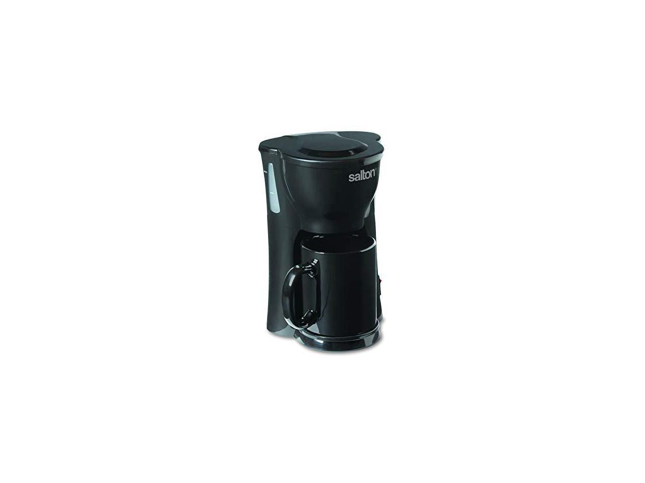 Salton 1-Cup Black Space Saving Coffee Maker FC1205 4