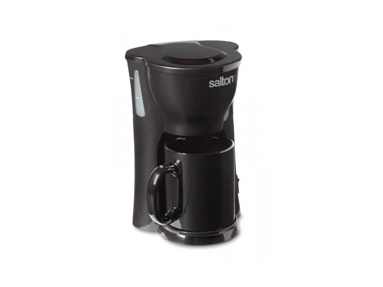 Salton 1-Cup Black Space Saving Coffee Maker FC1205 5