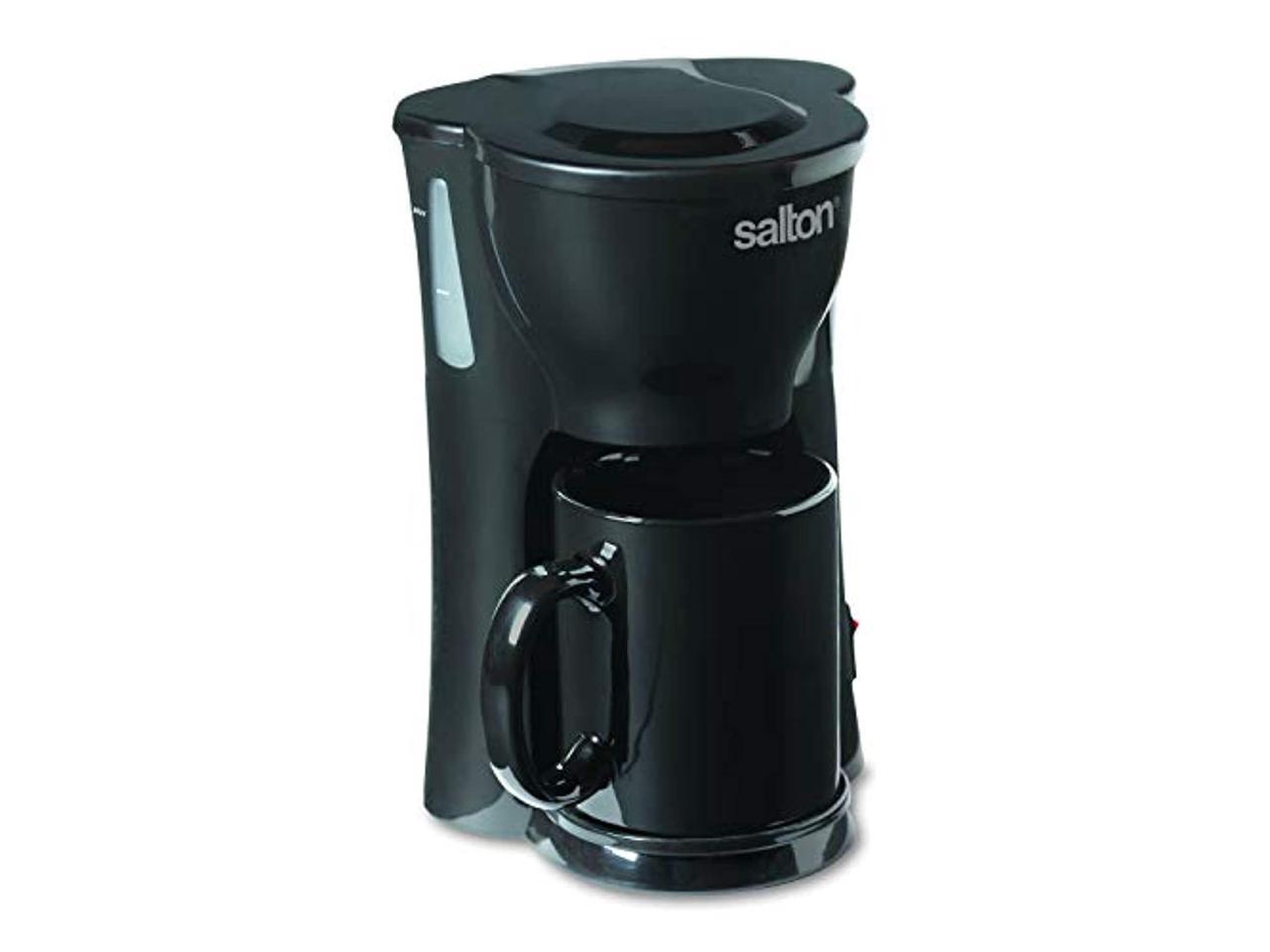 Salton 1-Cup Black Space Saving Coffee Maker FC1205 3