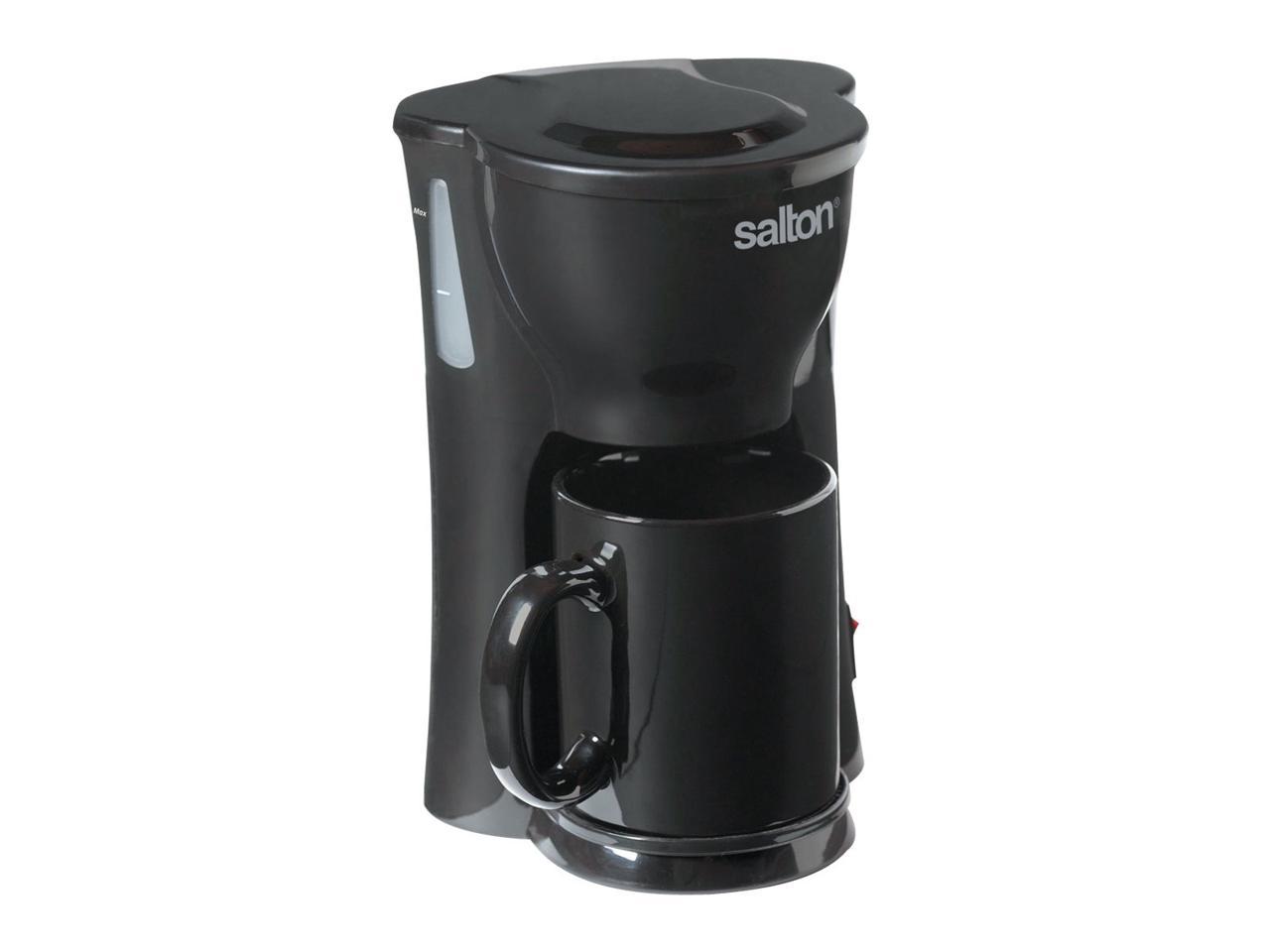 Salton 1-Cup Black Space Saving Coffee Maker FC1205 2