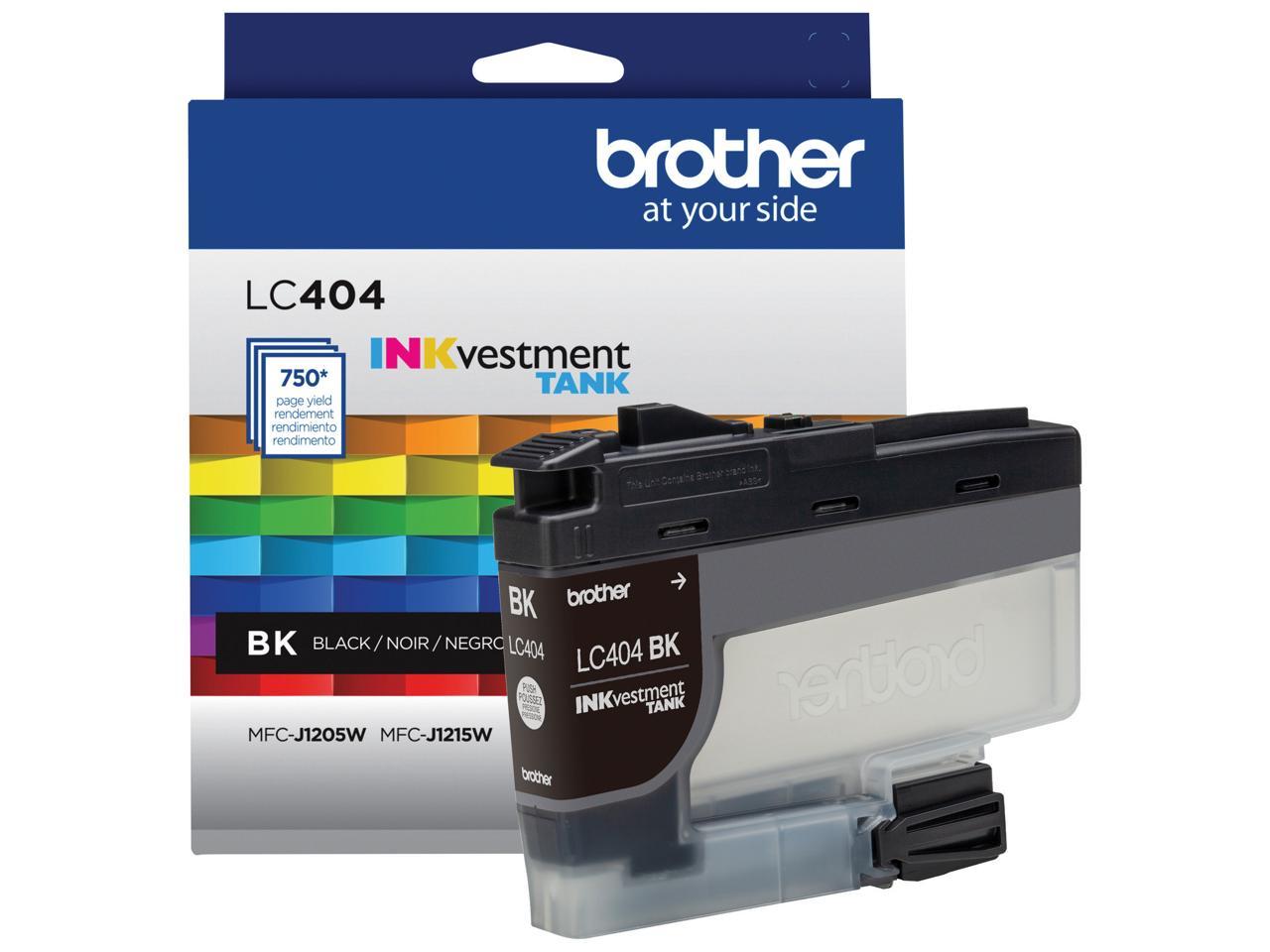 Brother LC404BKS INKvestment Ink 750 Page-Yield Black 2