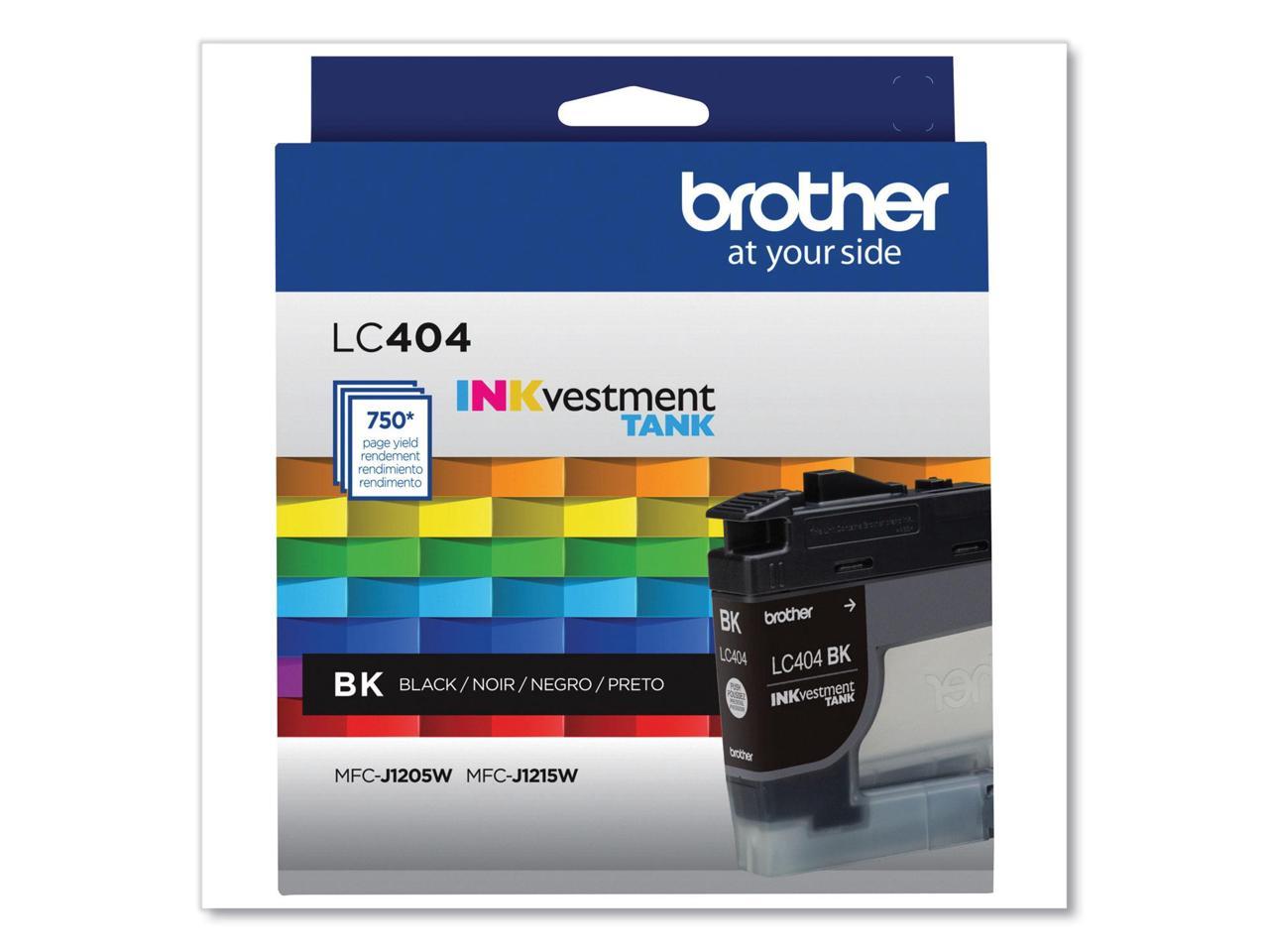 Brother LC404BKS INKvestment Ink 750 Page-Yield Black 1